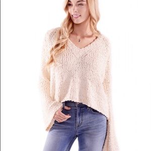 Bell Sleeve Sweater Lush Urban Fog